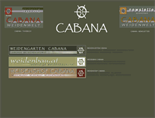 Tablet Screenshot of cabana.at